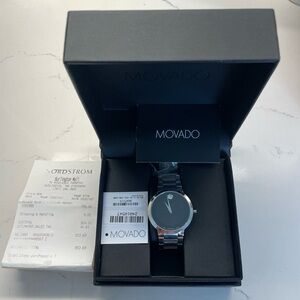 MOVADO Men's Swiss Stainless Steel Bracelet Watch 40mm